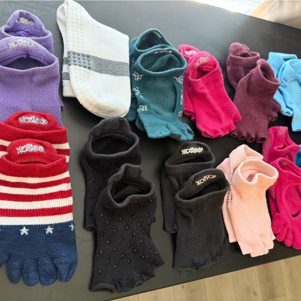Toesox Multicolor Lot Toe Socks Collection